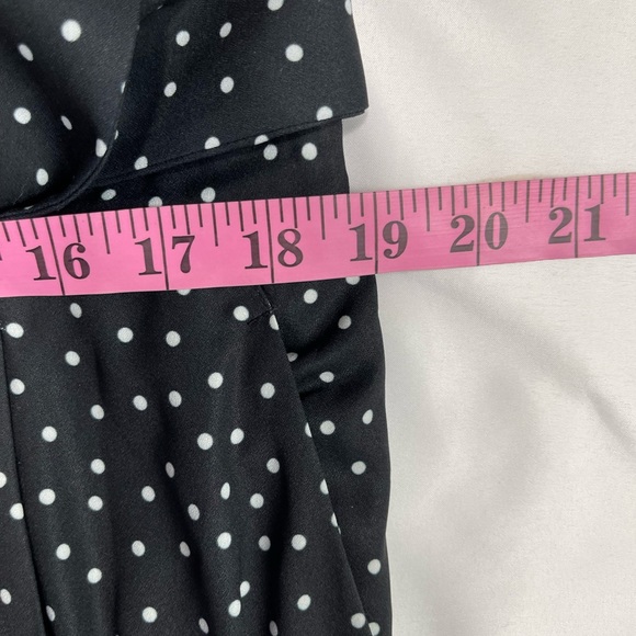 Wayward Fancies black & white Polka Dots With Pockets Romper Size 12 - Picture 13 of 16